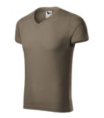 Malfini 146 Slim Fit V-neck Férfi Póló Munkaruházat AKCIÓ 16