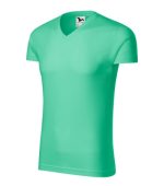 Malfini 146 Slim Fit V-neck Férfi Póló Munkaruházat AKCIÓ 20