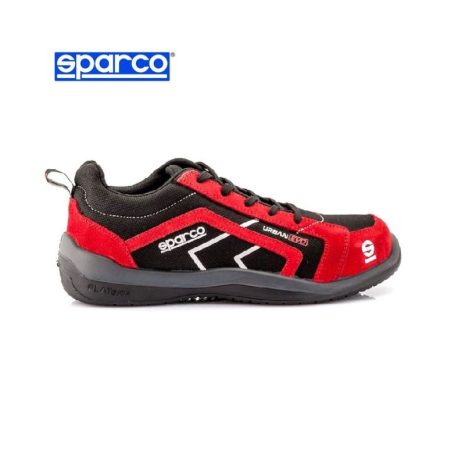 Sparco Urban Evo S3 munkavédelmi cipő (fekete-piros) Cipők Betétes 3