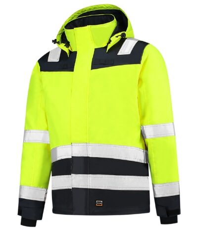 Malfini Munkakabát unisex Midi Parka High Vis Bicolor Felsőruházat Malfini