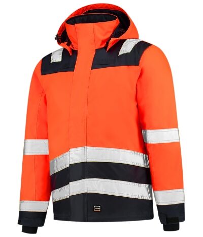 Malfini Munkakabát unisex Midi Parka High Vis Bicolor Felsőruházat Malfini 2